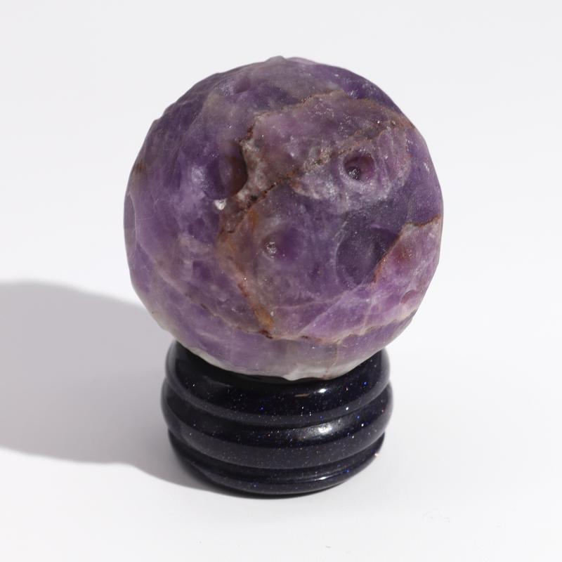 Jupiter-Amethyst Planet-Sola Goldstone Stand (incl p&p)