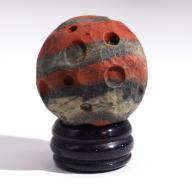 Mars-Red Jasper Planet-Sola Goldstone Stand (incl p&p)