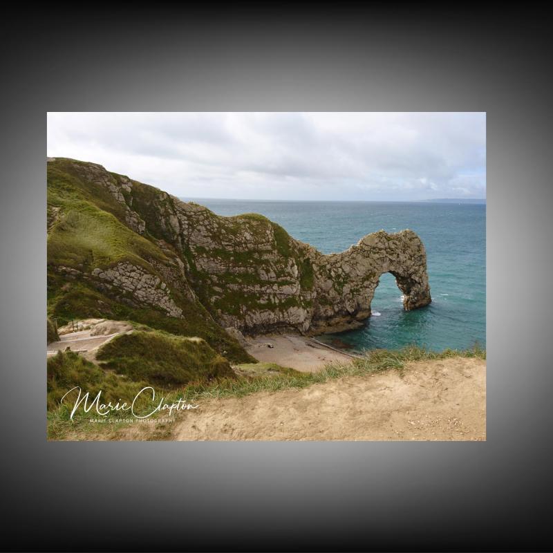 12x8 inch Photo Print of Durdle Door Dorset