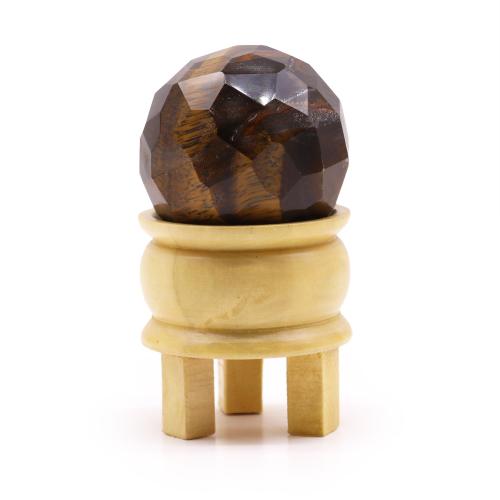 Gemstone Healing Ball and Stand -Tigers Eye(incl p&p)