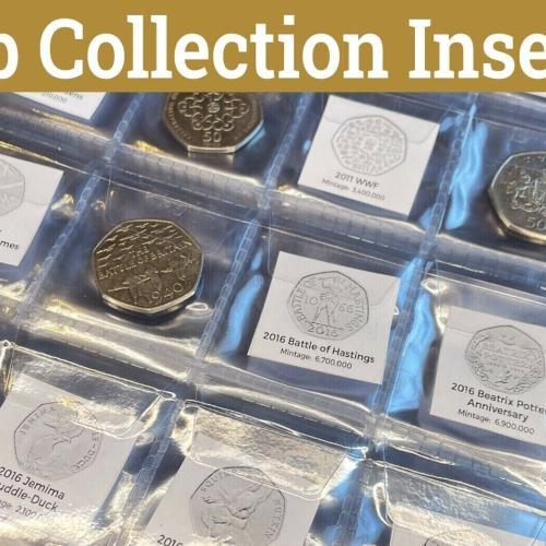 2011 Olympic Aquatics 50p Coin Insert Space Filler Place Holder Inc Mintage Ci