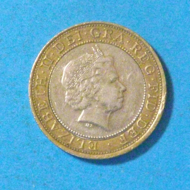 2009 Charles Darwin £2 coin (the origin of species 1859)