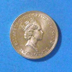 1989 Tercentenary of the Bill of Rights £2 coin.