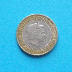 1999 Rugby World Cup two pound coin.