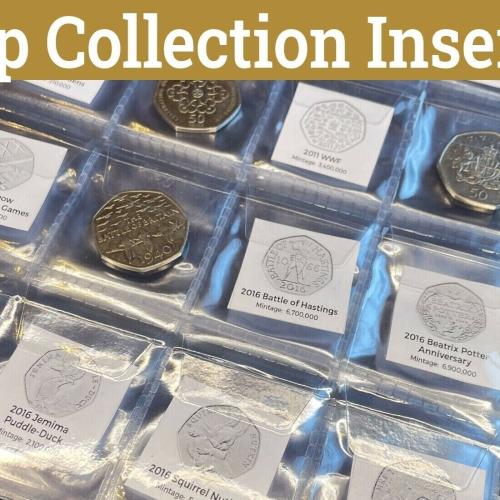 2018 Mrs Tittlemouse Beatrix 50p Coin Insert Space Filler Place Holder Mintage