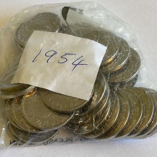 1954 Two Shillings AKA One Florin Queen Elizabeth 2nd VAT Receipt Given Two Bob