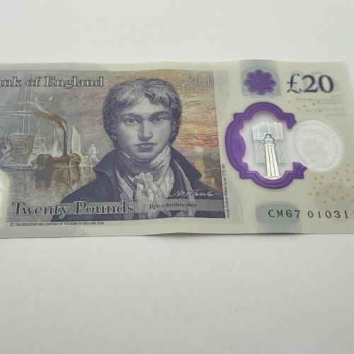 Birth Year 010311 1st March 2011 CM67 Twenty Pound Note £20 Polymer Banknote