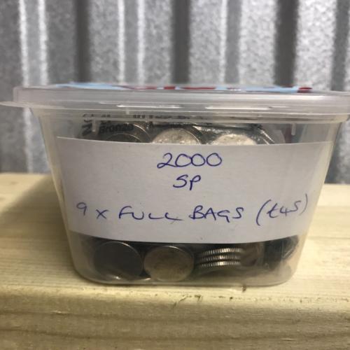 5p Circulated Five Pence 2000 2001 2003 2004 2006 VAT Receipt Given