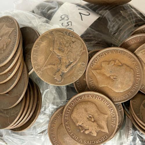 1912 George 5th Penny 1d VAT Receipt Given