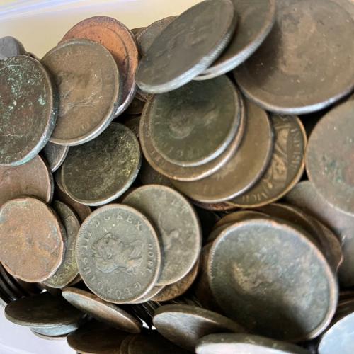 World Coins 1x Rubbish Crap Dirty Knackered Rare Coin 80-250 Years Old Copper