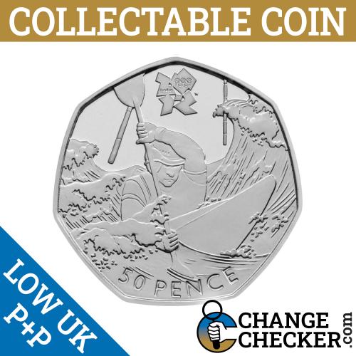 2011 Canoeing 50p 2012 Olympic Rare Coins Circulated Condition Olympics