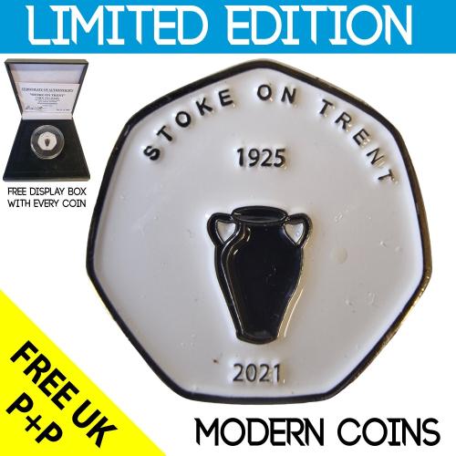 RARE ORIGINAL STOKE ON TRENT, TGBCH CITY SERIES WITH COA OF 1000