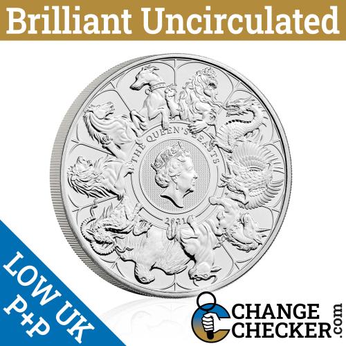 The Queens Beasts Naked 2021 £5 Five Pounds Coin BU No Packaging