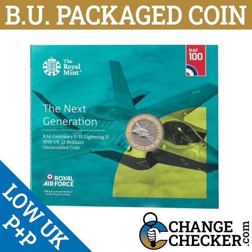 Royal Mint 2018 RAF Lightning £2 Coin Brilliant Uncirculated