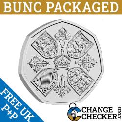 BUNC King Charles III Queen Elizabeth II 2022 50p Fifty Pence Coin IN STOCK