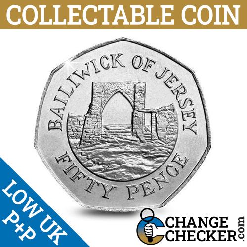 2012 Bailiwick Of Jersey 50p Fifty Pence Channel Island QE2nd Circulated