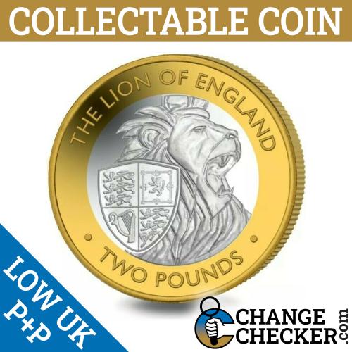 Two Pounds Pobjoy Mint Queens Beast The Lion of England £2 Brilliant Uncirculate