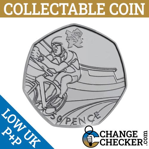 2011 Cycling 50p 2012 Olympic Rare Coins Circulated Condition Olympics