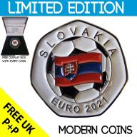 RARE ORIGINAL SLOVAKIA ERROR EURO 2021 SERIES WITH COA OF 100