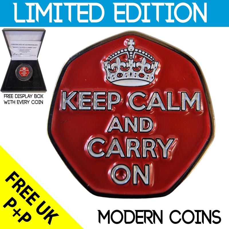 RARE ORIGINAL KEEP CALM AND CARRY ON 2022 WITH COA OF 100