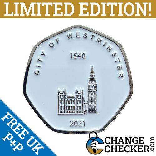 TGBCH Cities Of The UK Series City Of Westminster Famous For Big Ben 50p Shaped