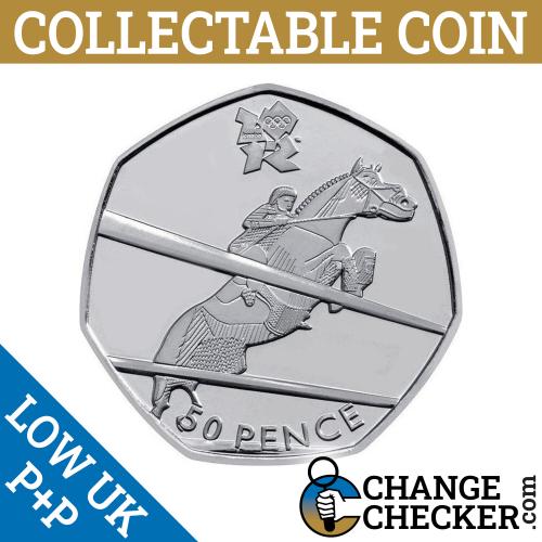 2011 Equestrian Show Jumping 50p 2012 Olympic Rare Coins Circulated Olympics
