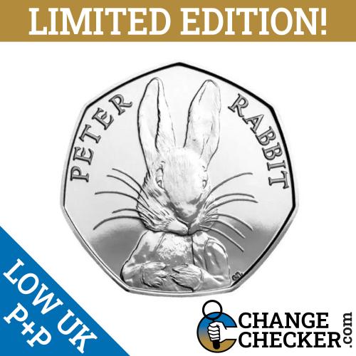 2016 Peter Rabbit Portrait Beatrix Potter 50p Fifty Pence