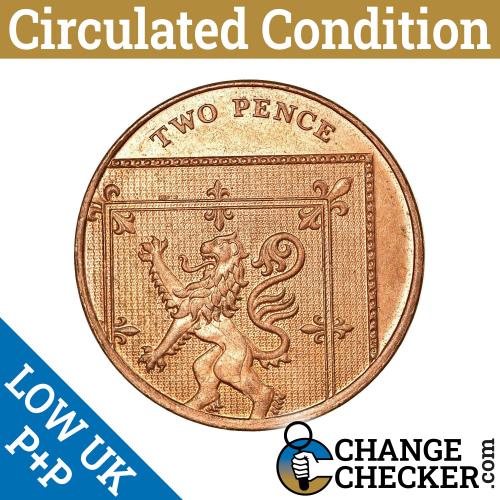 2014 2p Two Pence Coins Shield Section Good Uncirculated Condition
