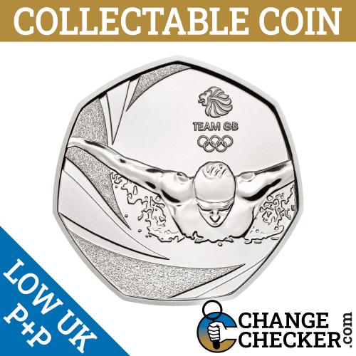 2016 Team GB Olympic 50p Fifty Pence Coin Circulated Condition
