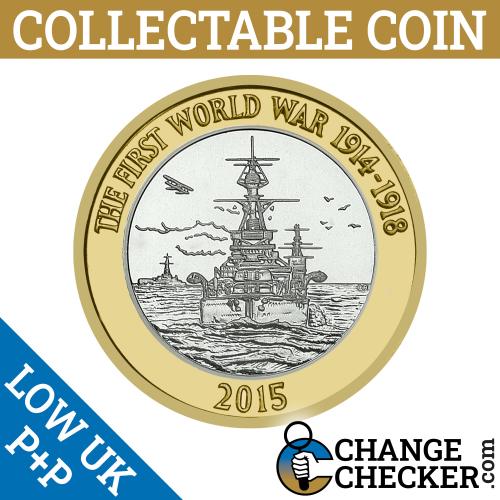 2015 HMS Belfast Navy War Ship  Writing Correct Way Up Heads Side Up  £2