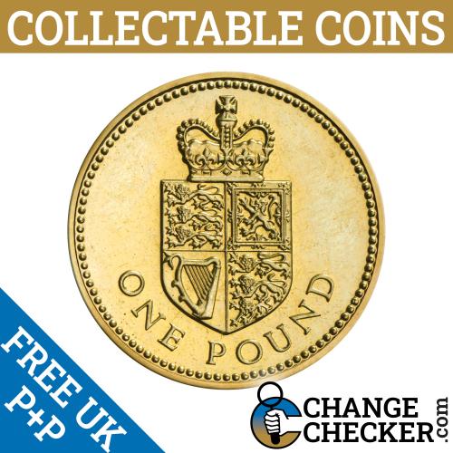 1988 Royal Shield Goringe £1 One Pound Coin Circulated Condition Queen Elizabeth