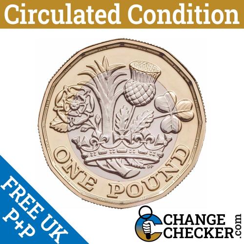 50x VGC 2019 £1 Nations of the Crown One Pound Coin Circ Queen Elizabeth 2nd