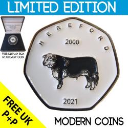 RARE ORIGINAL HEREFORD, TGBCH CITY SERIES WITH COA OF 1000