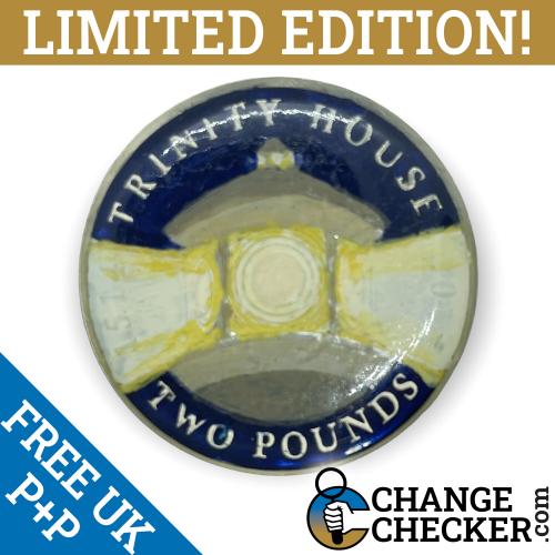 2014 Trinity House £2 Two Pounds Coin Multi Coloured Unique Rare Enamelled