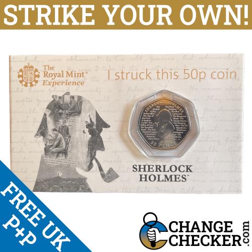 SYO 2019 Sherlock Holmes 50p Coin Fifty Pence BUNC Strike Your Own