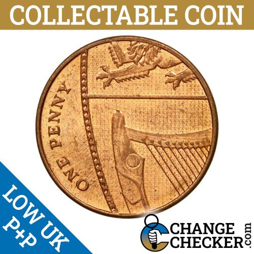 2009 Shield Reverse 1p One Pence Coins Good Condition VAT Receipt Given