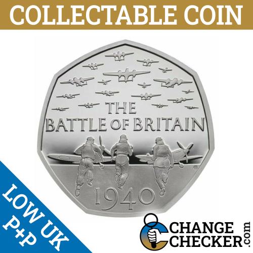 2015 Battle Of Britain 50p Fifty Pence Coin Circulated Condition