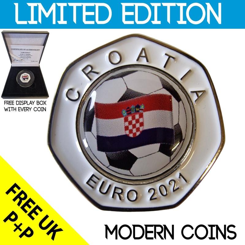 RARE ORIGINAL CROATIA EURO 2021 SERIES WITH COA OF 100