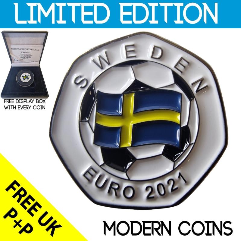 RARE ORIGINAL SWEDEN EURO 2021 SERIES WITH COA OF 100