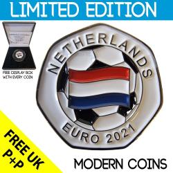 RARE ORIGINAL NETHERLANDS EURO 2021 SERIES WITH COA OF 100