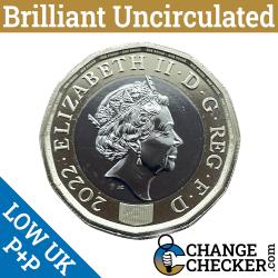 2022 £1 Nations of the Crown BUNC One Pound Coin Brilliant Uncirculated Royal