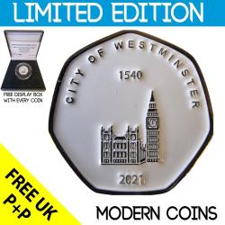 RARE ORIGINAL CITY OF WESTMINSTER, TGBCH CITY SERIES WITH COA OF 1000