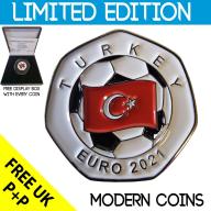 RARE ORIGINAL TURKEY EURO 2021 SERIES WITH COA OF 100