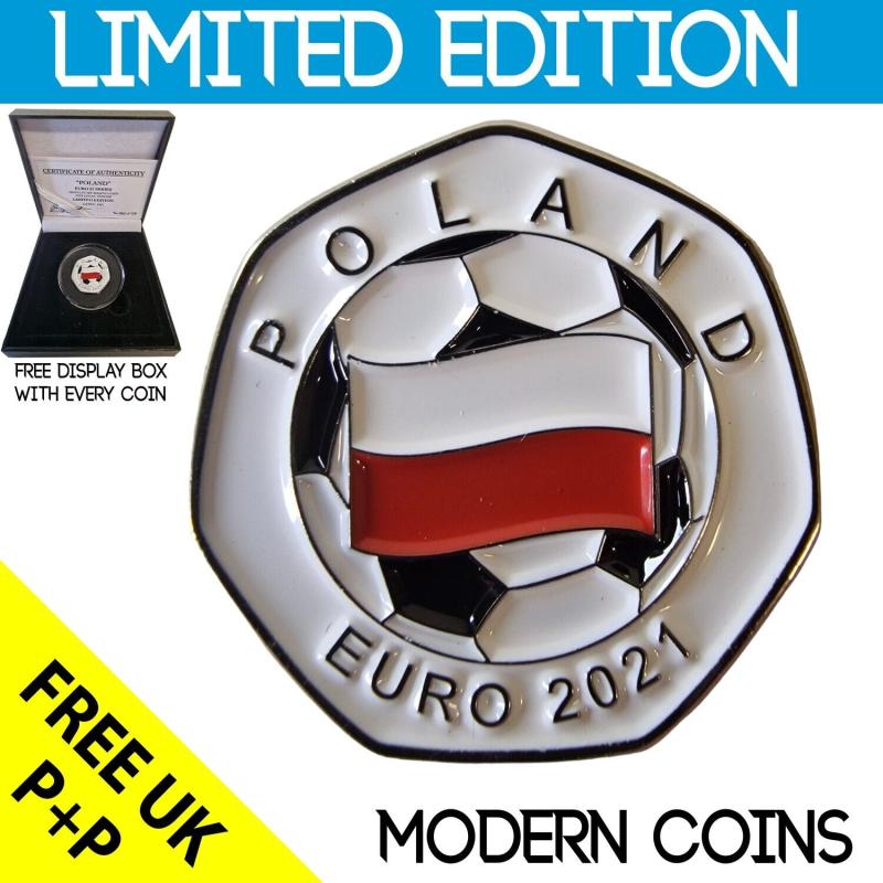 RARE ORIGINAL POLAND EURO 2021 SERIES WITH COA OF 100