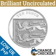 2022 Shield Reverse 10p BUNC Ten Pence Penny Coin Brilliant Uncirculated Royal