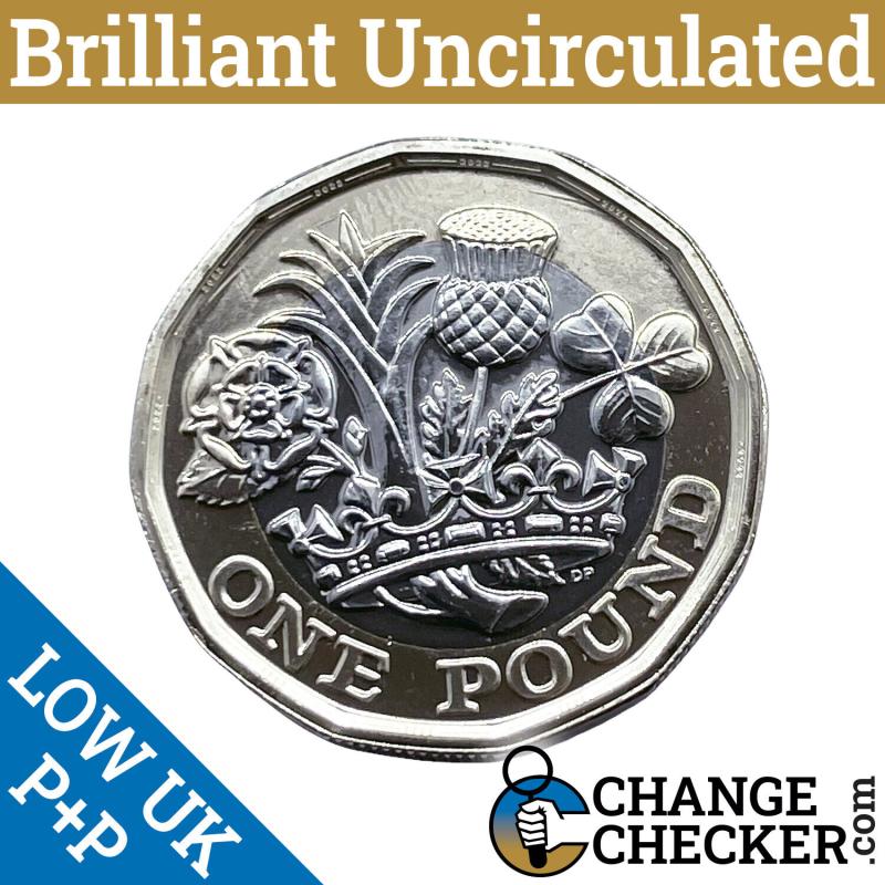 2022 £1 Nations of the Crown BUNC One Pound Coin Brilliant Uncirculated Royal