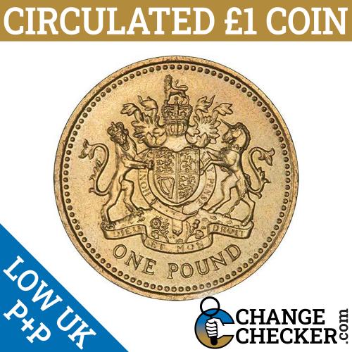 2003 Royal Arms £1 One Pound Coin Circulated Condition Queen Elizabeth II 2nd