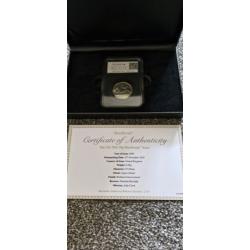 2018 Snowman 50p Coin Datestamp Capsule Coa