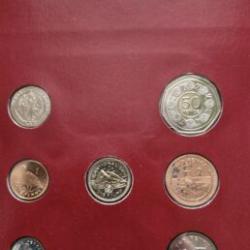 Coin Sets Of All Nations- GIBRALTAR  Candy Tuft 50p, National Day £1