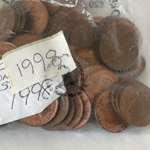 Jersey 1998 1p Decimal Penny Channel Islands VAT Receipt Given